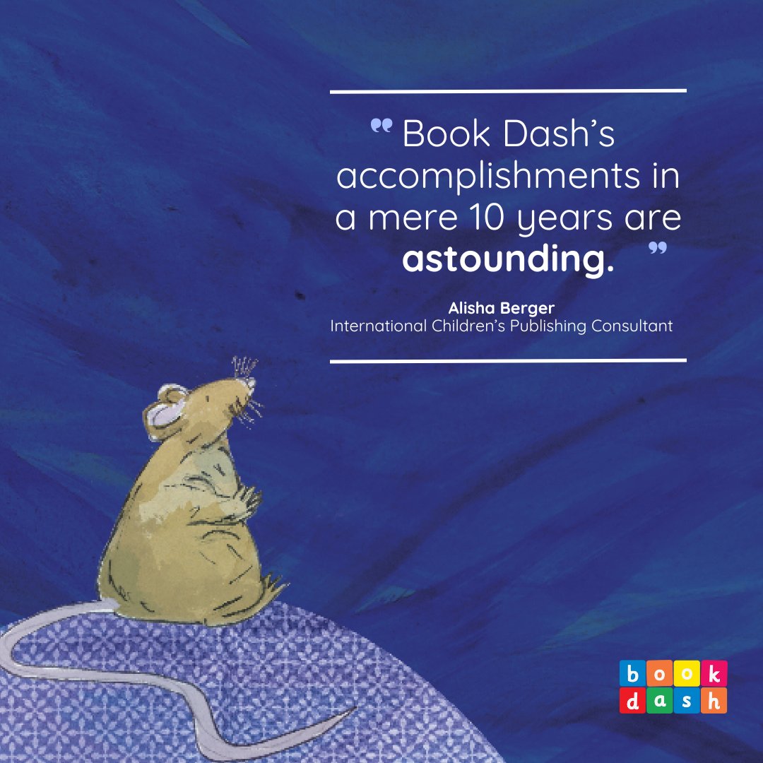 Alicia Berger explains how @bookdash is unique in the world in being able to “develop excellent, community-relevant content and making it truly open. The book, 'A House For A Mouse' has been translated into 3 African languages and 17 Asian languages by @RoomtoRead & @LetsReadAsia