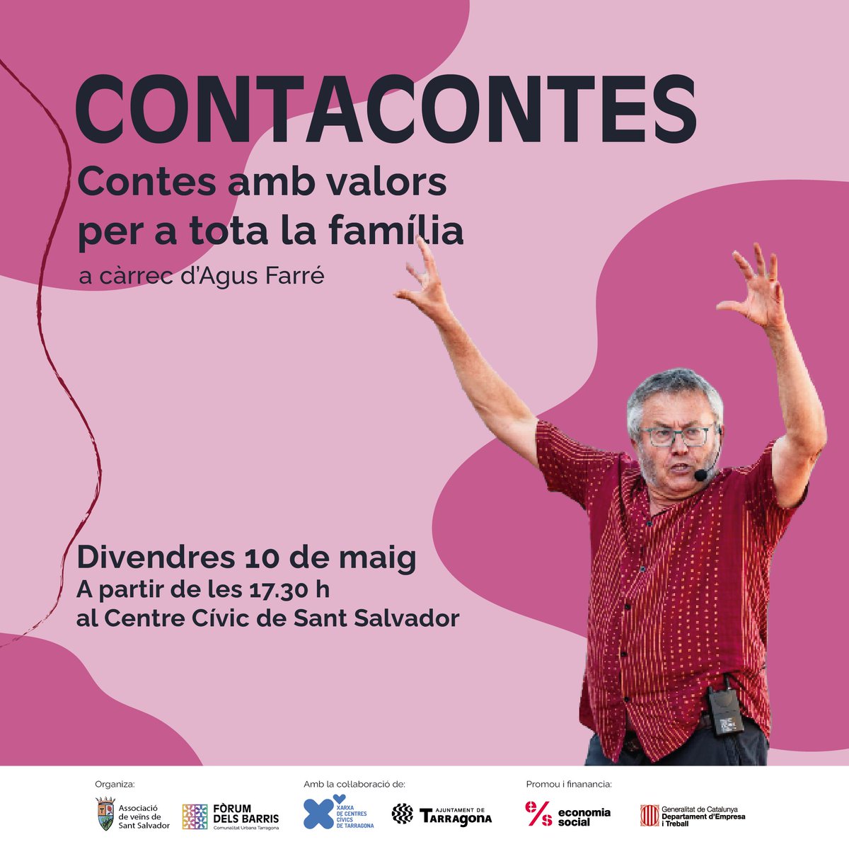 ComunalitatTgn's tweet image. Tercera sessió de Contes amb valors per a tota la familia a carrec d'Agus Farré 📖

Entrada lliure.

@avsantsalvador @centrescivicstgn @tarragona_cat

#Culturacomunitària #comunitats #comunalitats