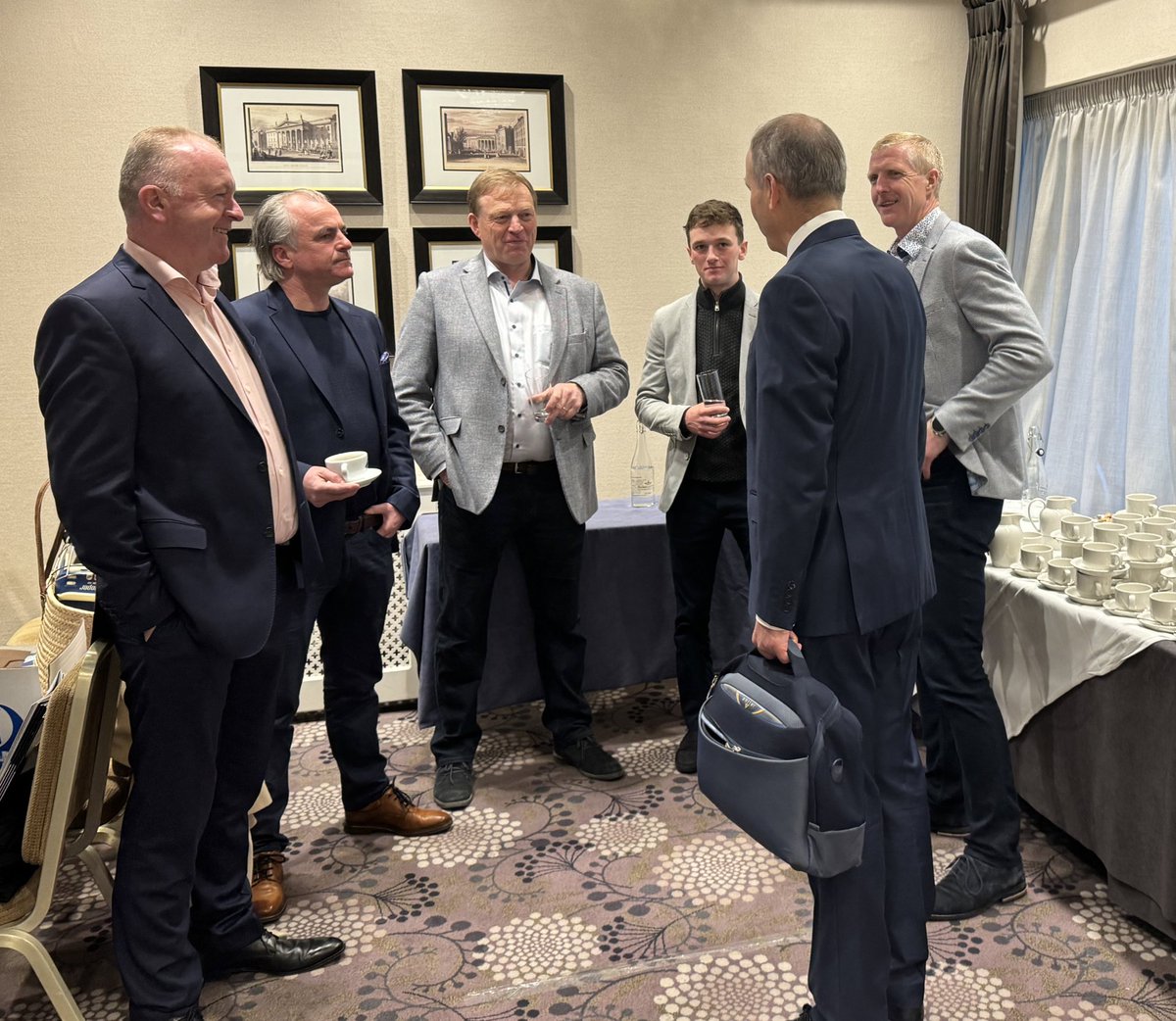 MartinaPQuinn's tweet photo. What a morning to be on Kildare St! We’re in @BuswellsHotel for the official launch of the @dqfoundation22. Great media &amp; political interest, despite the hectic news agenda today! 

#AlicePlaybook https://t.co/R3C9gFNSbR