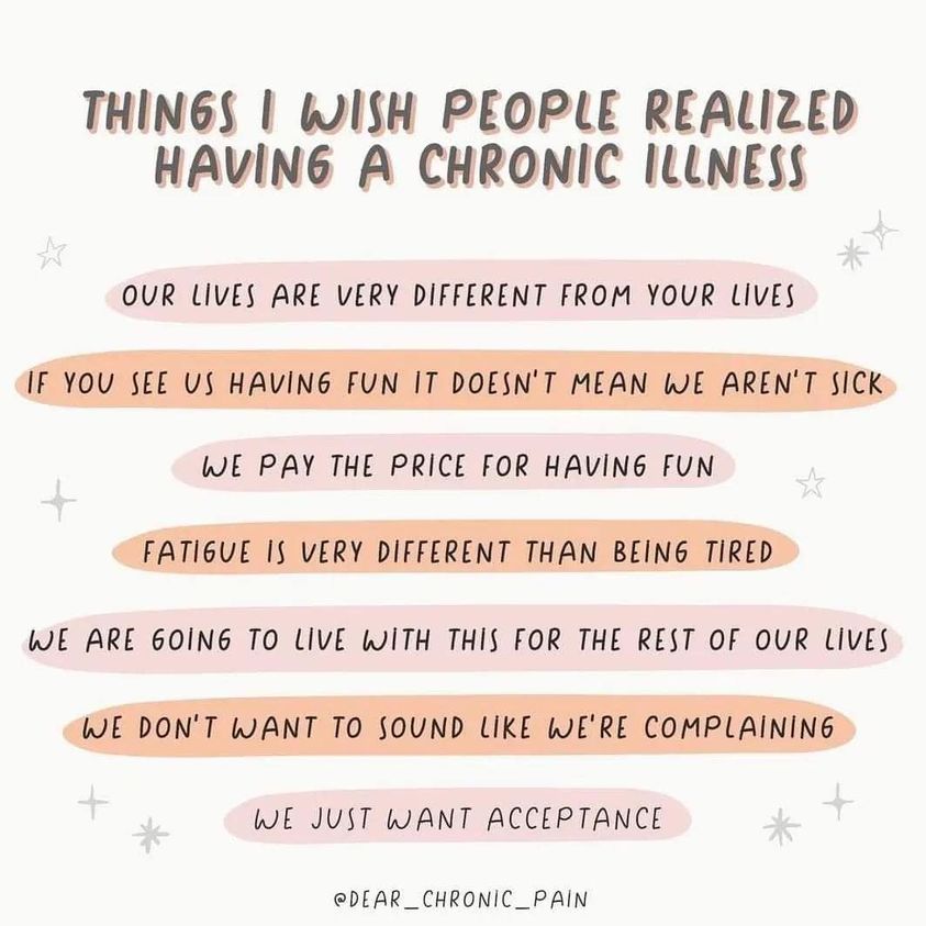 These are all things we try to explain to others but they often just don't understand. 🫤 #chronicpain #autominnunedisease #invisibleillness #lupusfighter #LupusSucks #chronicillness #LupusLife #lupuswarrior #lupus #lupustrust #lupusawareness #lupustruth #lupusfact