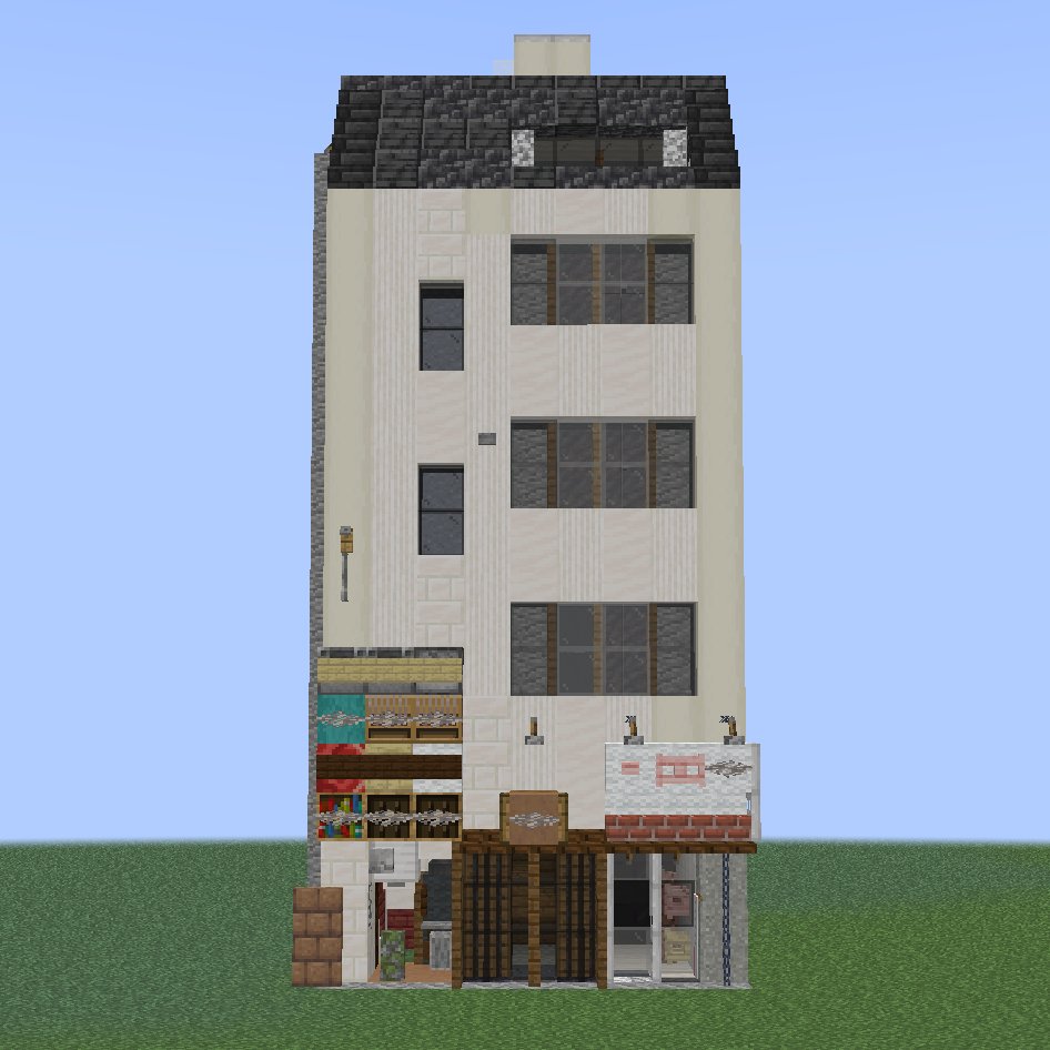 雑居ビル
#アルデン鯖 #Minecraft