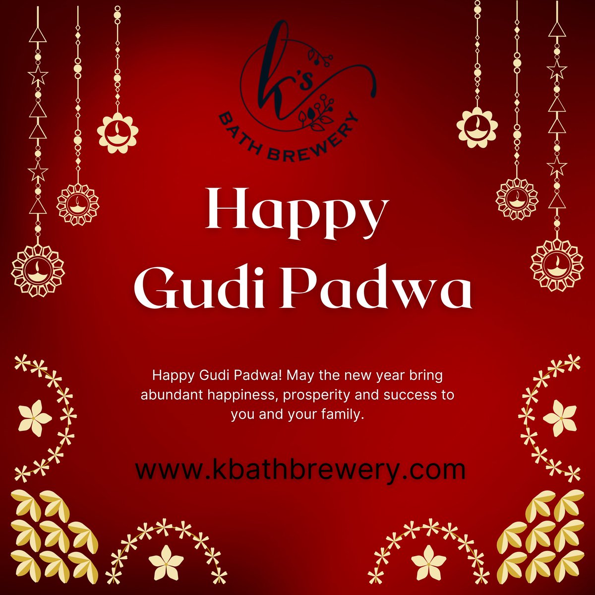 Happy #GudiPadwa! 🌼 Wishing you all joy and prosperity in the New Year ahead. #NewBeginnings 🎉