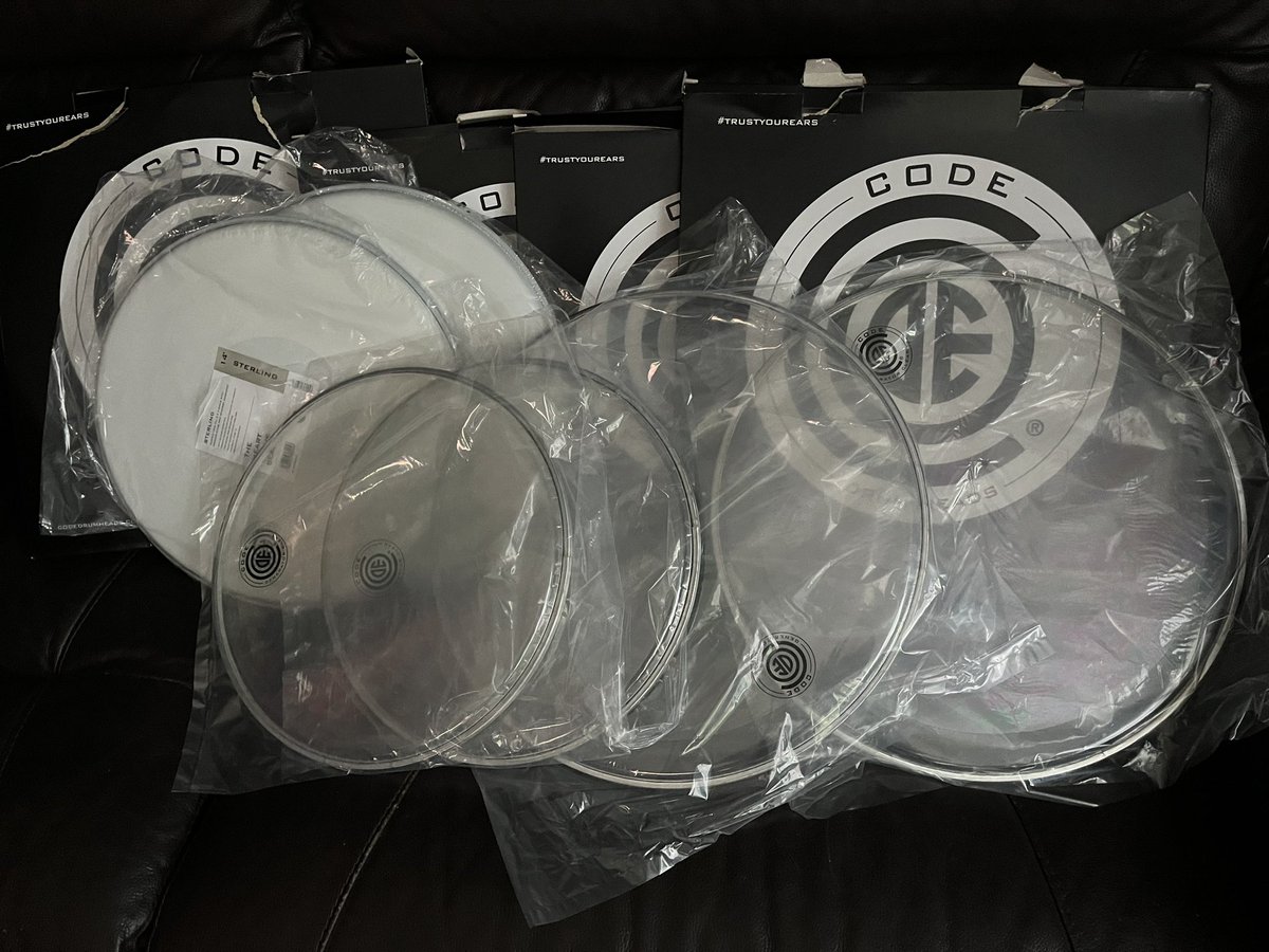 Thankyou @CodeDrumHeads ready for 50 American shows 🇺🇸 with @thealarm & @genelovesjezeb starting May 1st with @PearlDrumCorp @ZildjianCompany @vicfirth @ProRacketCases @PearlDrumsEuro @zildjianGBI 🙏