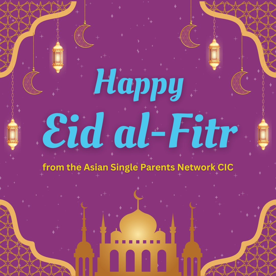 Eid Mubarak! 🌙

Wishing you an Eid filled with joy, memorable moments with loved ones and abundant feasting!

May the blessings of Eid brighten your life with peace and happiness 😊

#EidAlFitr #EidUlFitr #EidMubarak #Eid2024 #EidAlFitr2024 #SingleParents #AsianSingleParents