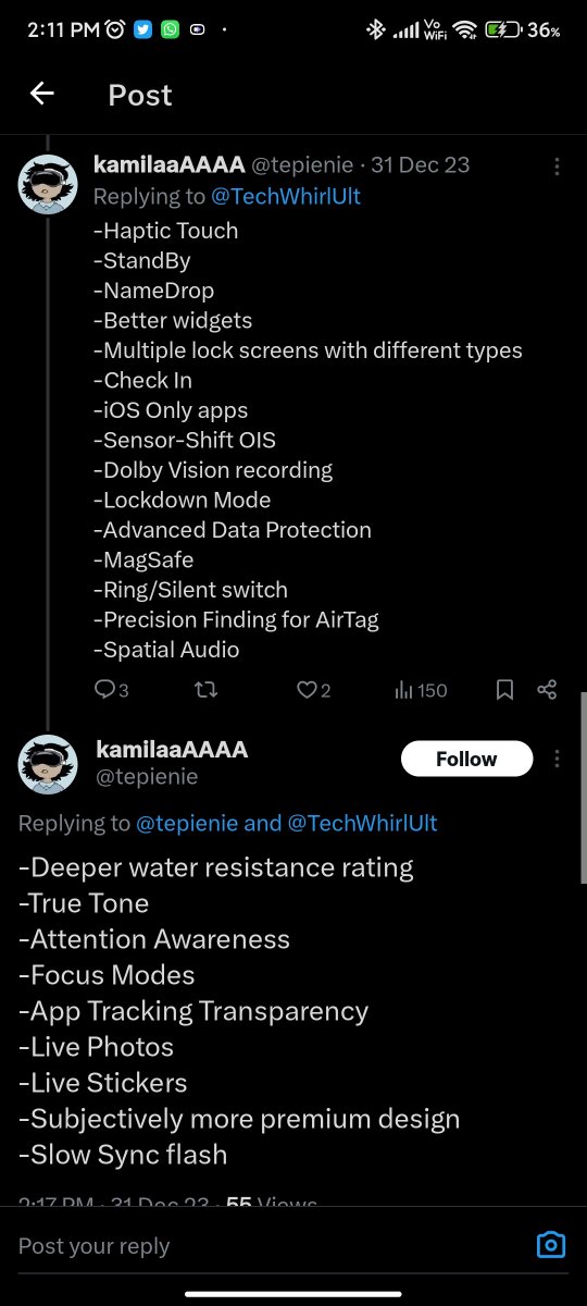 For that person literally any phone is bad if it has iOS elements in UI. And I kid you not marketing terms matter more than actual physical specs of the phone. This is as valid as saying my phone has Hyperboost 2.0, O-haptics, 'Trinity engine', game mode 69.0, blah blah blah.…