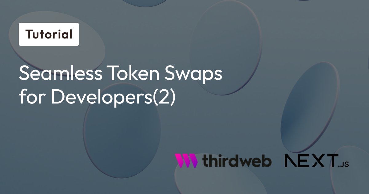 🚀 Part 2 is here! Dive into building a sleek UI for your MiniKLAYswap contract with #Thirdweb & #Nextjs. Make token swaps a breeze for users with our step-by-step guide. #BuildonKlaytn 💻🔁 🇬🇧: klaytn.foundation/?p=18940 🇰🇷: klaytn.foundation/kr/?p=18348