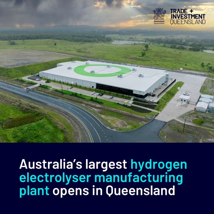 🌱 Fortescue has officially opened its Gladstone advanced manufacturing facility, which is the first of its kind in Australia to build hydrogen electrolysers at a commercial scale and one of the largest globally bit.ly/3vAR8tH