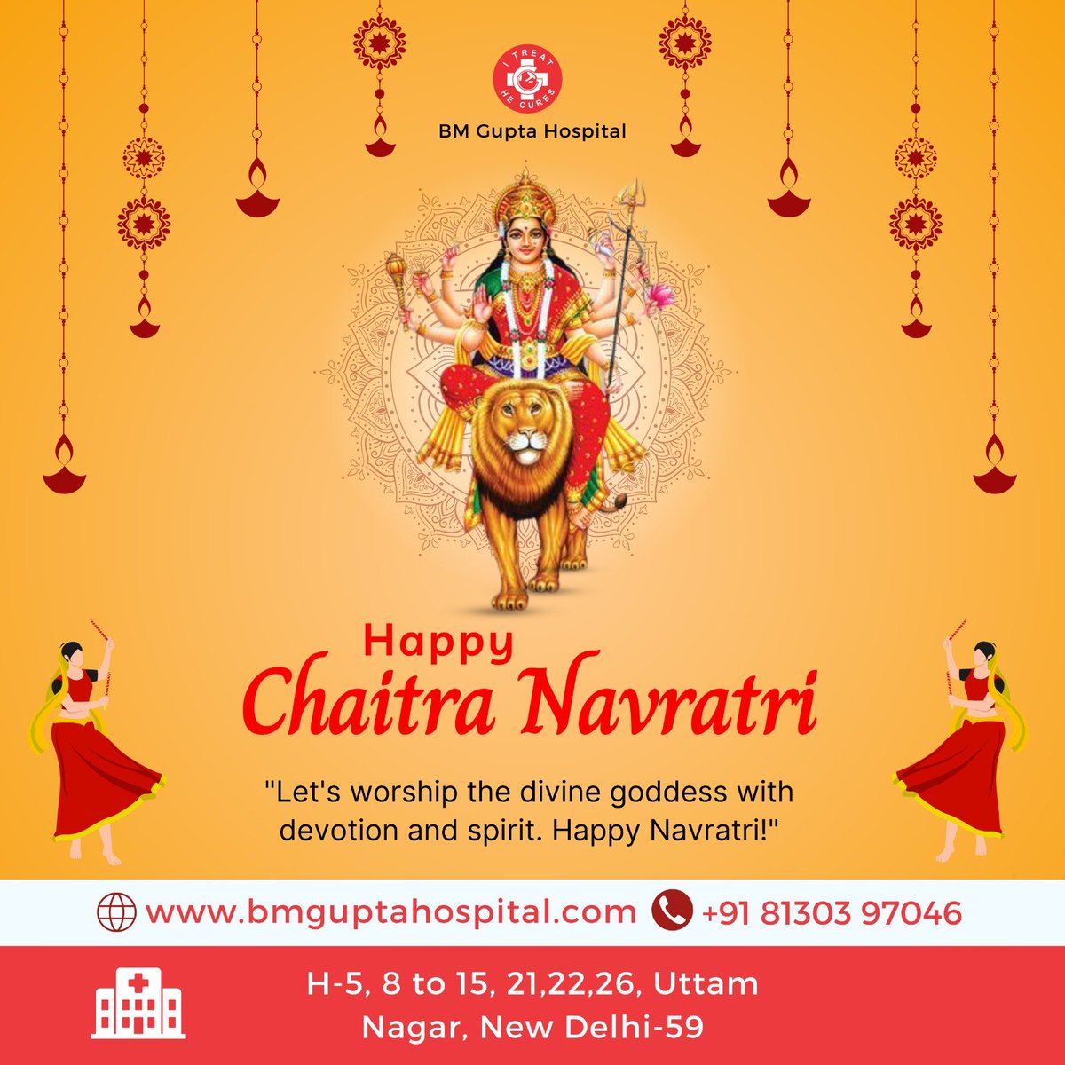 Chaitra Navratri 'Chaitra Navratri marks the beginning of the Hindu New Year, a time for new beginnings and spiritual growth.' #Chaitranavratri #Navratri2024 #NavratriSpecial #Garba #NavratriFestival #DurgaPuja #Festival #Tradition #Culture #Spirituality #Faith #Meditation