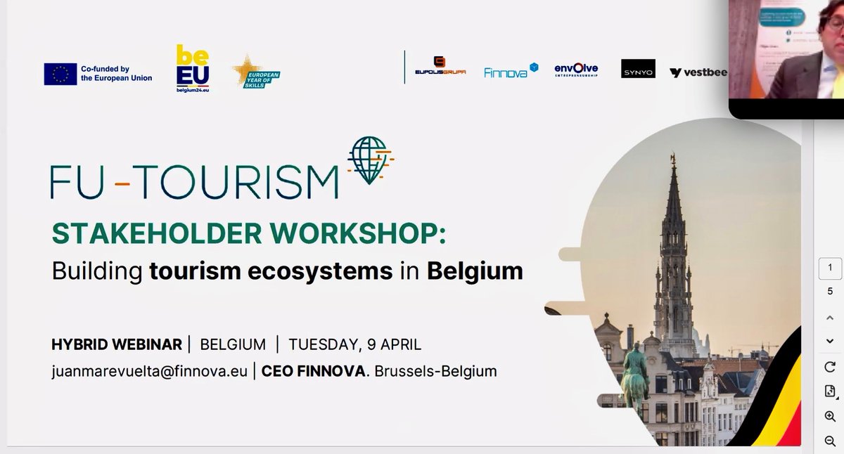 #Tourism| Glad to present 🇧🇪Pdcy priorities on tourism🌍🚵 at the Future-Tourism workshop with🇧🇪 stakeholders: #Sustainable🍃 and digital📲 transition of #EUTourism and keeping tourism on the 🇪🇺agenda. 

Fruitful discussions👏for #SMEs in tourism sector.