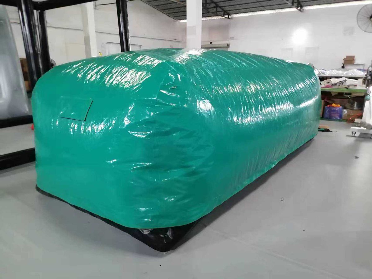 Green is the new black - Only launched last week and already looking to be the most in demand colour. These are our heavy-duty outdoor units. Keeping vehicles inside dry while keeping them dust and bug free! #CarCover #AirChamber #CarBubble #CarProtection