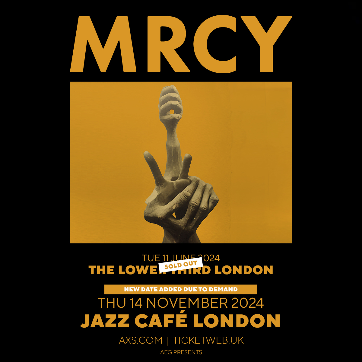 JUST ANNOUNCED! MRCY | @TheJazzCafe | Nov 2024 Tickets On Sale Fri at 10am: aegp.uk/Mrcy2024