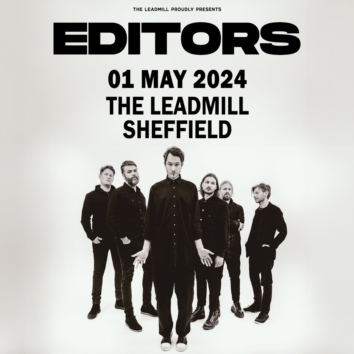 Excited to announce another UK club show date this May @Leadmill in Sheffield ahead of our @O2AcademyBrix show. Tickets on sale this Thursday at 10am -> theleadmill.seetickets.com/event/editors/…