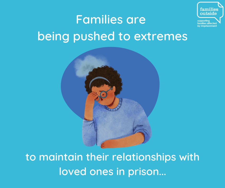 Families are being pushed to extremes to be able travel to visit their loved ones in prison and maintain their relationships... Many are racking up debt or being left unable to pay their bills due to the high costs of travel.