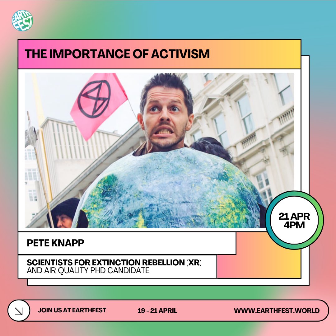 I'm excited to announce that I'll be speaking at the FREE LONDON EVENT Earthfest on 21st April on ‘The Importance of Activism'! 🎉

Celebrate Earth Day by #InspiringPositiveClimateAction at @earthfestworld 🌍💚
 
#Earthfest2024 #LondonEvents #JoinTheMovement