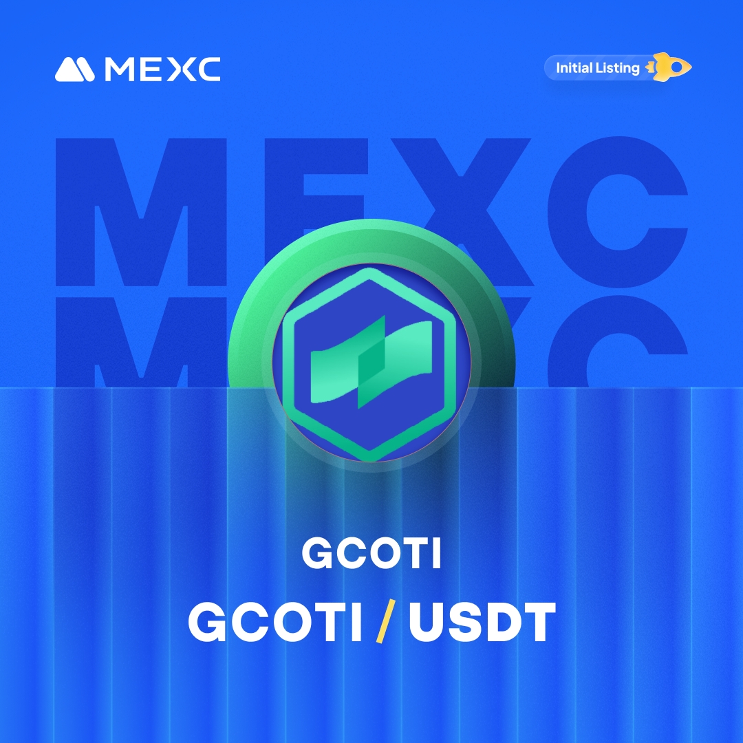 gCOTI ERC20 is now listed on @MEXC_Official! Trading is now available for  the $gCOTI / $USDT pair: https://t.co/dYWxhMHniq $COTI