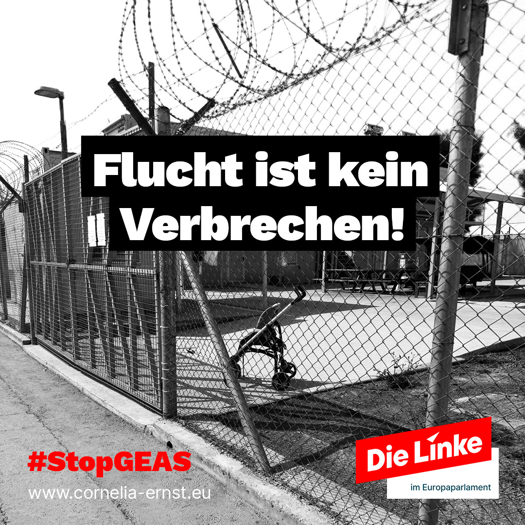 Die #GEAS -Reform führt zu einem System der massenhaften Inhaftierung von Asylsuchenden. Entlang der EU-Grenzen (& auf dem Gebiet der EU) werden dafür neue & größere Haftanstalten gebaut. Die Inhaftierung von Kindern & schutzbedürftigen Personen wird massiv zunehmen! #NotMyPact