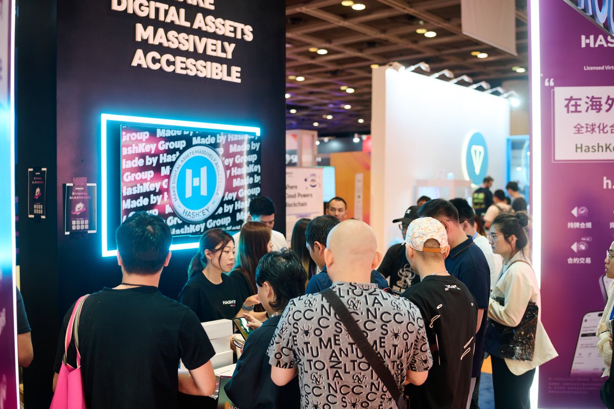 HashKeyExchange's tweet image. As the final day of the Hong Kong Web3 Festival wraps up, our booth at HashKey has been buzzing with excitement. Thank you all for your incredible support and enthusiasm—it was a pleasure meeting you in person!
Did you catch the inspiring keynote speeches? What were your…