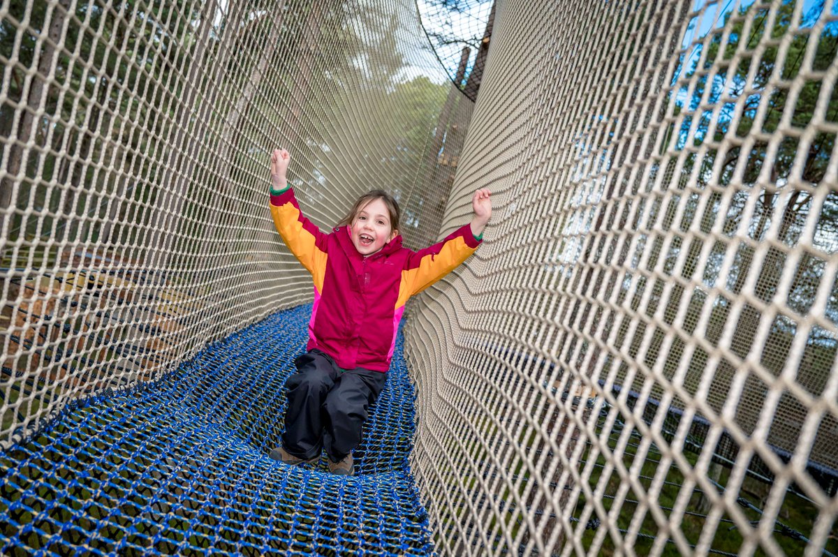 🌲🐿️ Ready for a treetop adventure? The Red Squirrel Trail is now OPEN and proving to be a hit with visitors since it launched. Come along & explore the forest canopy eight meters above ground & discover the magic of nature up close. Find out more 👉 bit.ly/redsquirreltra…