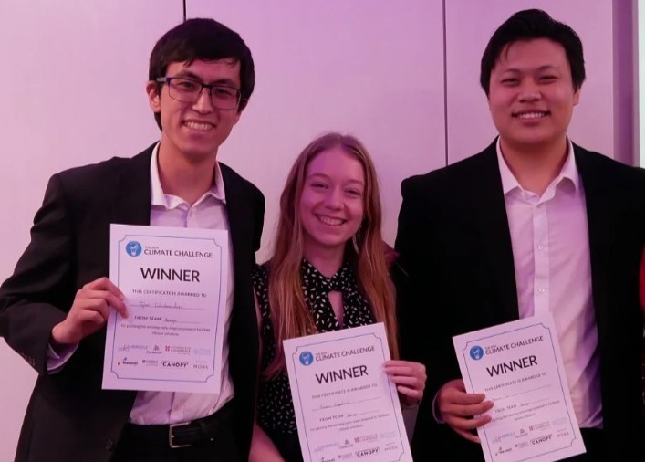 📢3️⃣@churchillcol MPhil students have won the 2024 Cambridge #ClimateChallenge, turning cancer on its head into a climate solution. 'It started with my mentor, Dr Zack Reitman @DukeMedSchool who discovered the enzyme.' 👉ow.ly/pBoP50RaB6a @CambridgeZero @thekevintu