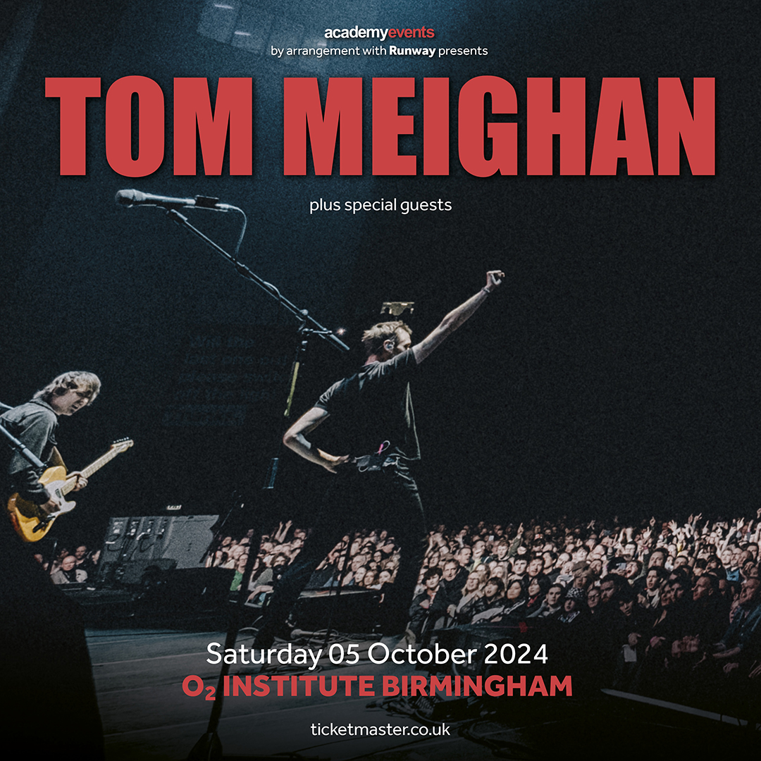 Former Kasabian frontman @TomMeighanhq is back out on tour with his terrace style chanting choruses, danceable guitar riffs, and stadium worthy grooves, here on Saturday 05 October. Priority Tickets on sale 10am Wednesday 10 April. Head to #O2Priority - amg-venues.com/sSW850RaAIF