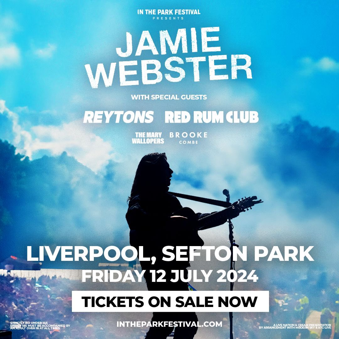 As promised, another addition to the Sefton Park lineup: @RedRumClub! 🔥 I cannot wait for this, just over 3 months to go and I can promise you that it’s gonna be a night to remember! 👀 If you haven’t already, make sure you grab a ticket now! 🎫: ticketmaster.co.uk/event/1F005ED6…