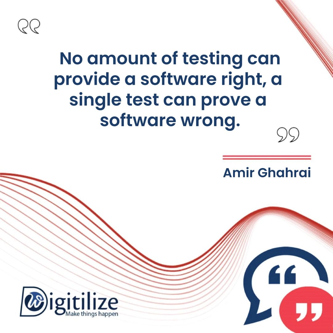 Testing is crucial for ensuring software reliability and quality. Let's keep pushing boundaries and never settle for mediocrity.
Follow DigitilizeWeb for more content!
#softwaretesting #qualityassurance #techdevelopment #neverstoplearning #strivetobebetter...