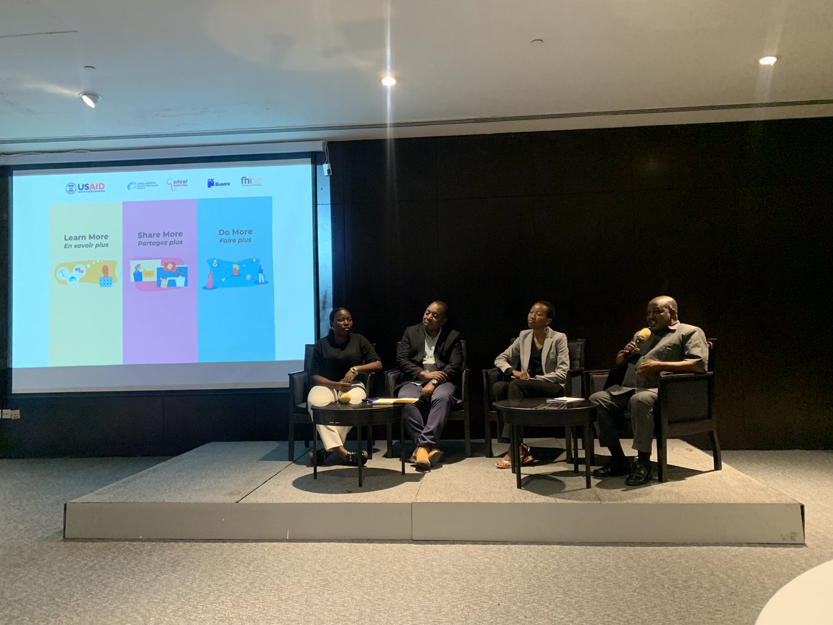 Beautiful morning with #Collaborative platform team in Tanzania for a knowledge exchange event. Great panel to begin with na Rev.James Mlali, Dr Katanta, Fatma & Lilian sharing stories of the work they do. @AmrefICD @fprhknowledge @BusaraCenter @fhi360 @USAID @youngandalivetz