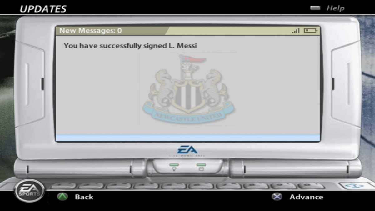 I went back to FIFA 07 and did a thing..... Imagine. #NUFC 🔳