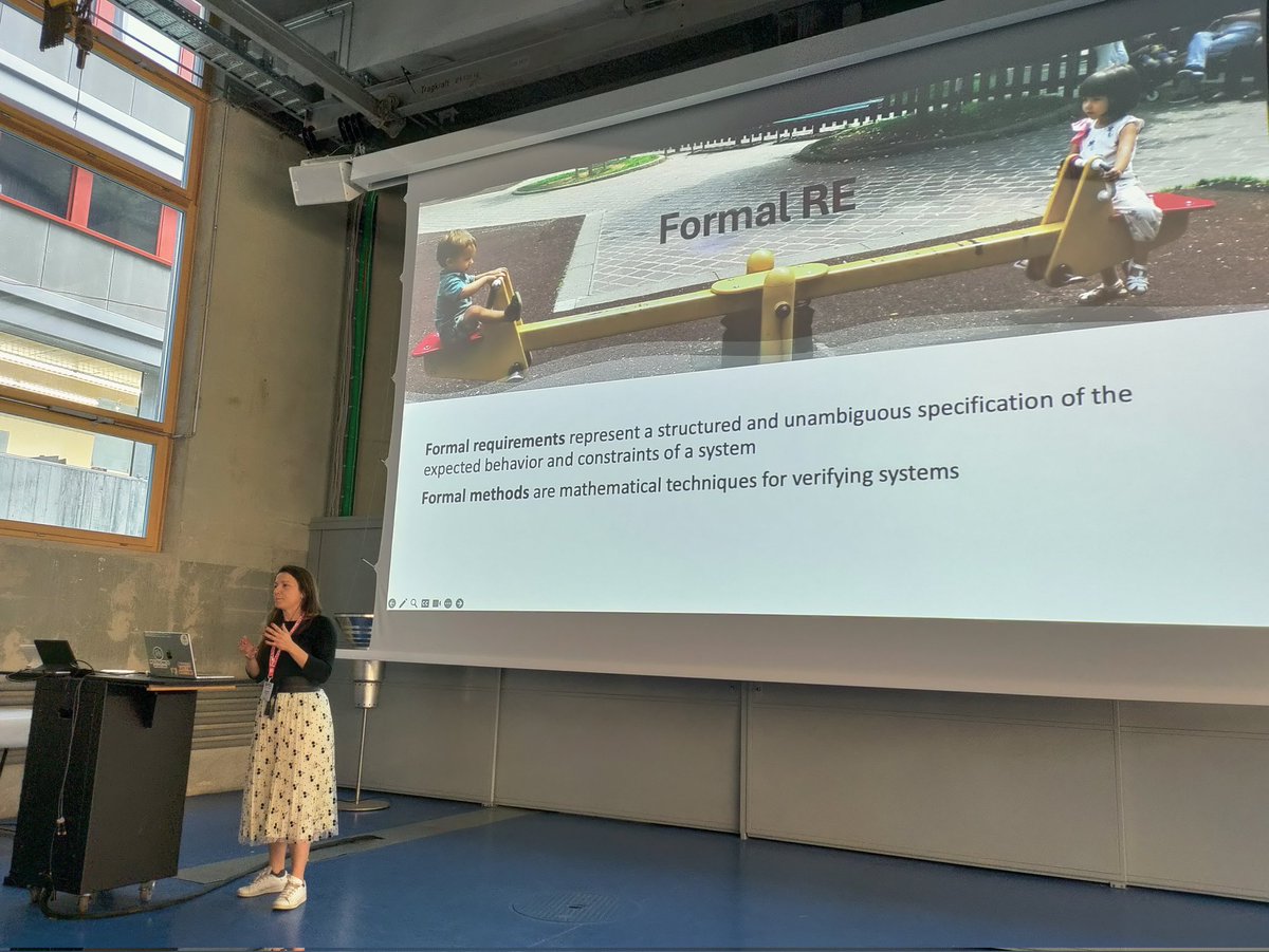 alessioferrari (@alessferra) on Twitter photo <a href="/PaolaSpo/">Paola Spoletini</a> presenting our vision paper on formal methods for LLMs <a href="/WC_REFSQ/">REFSQ 2025</a> <a href="/mendezfe/">Daniel Mendez</a> <a href="/PaolaSpo/">Paola Spoletini</a> presenting our vision paper on formal methods for LLMs <a href="/WC_REFSQ/">REFSQ 2025</a> <a href="/mendezfe/">Daniel Mendez</a>