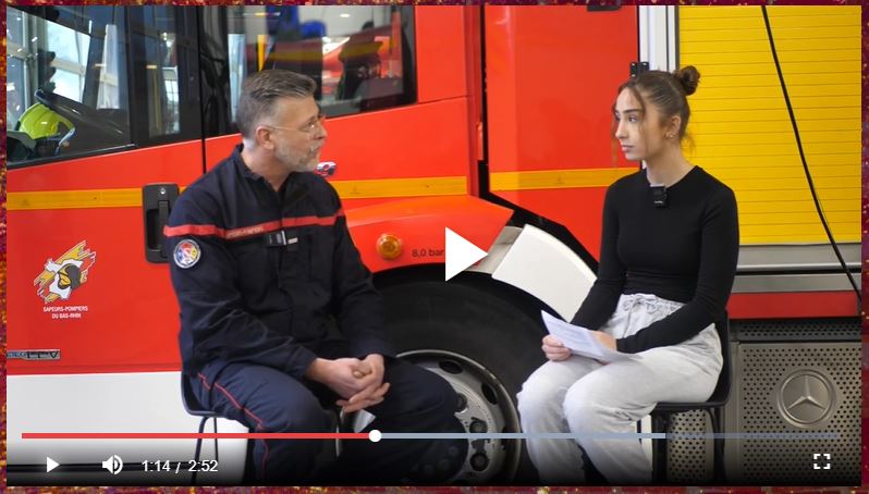 [VIDÉO] Sapeurs-pompiers : plusieurs métiers qui me plaisent ! Découvrez la vidéo réalisée par une classe de 3e en collaboration avec les #Pompiers67 de #Strasbourg et votez en ligne pour le concours national : 'Je Filme le Métier Qui Me Plait'. 👉sis67.alsace/fr/actualites/…