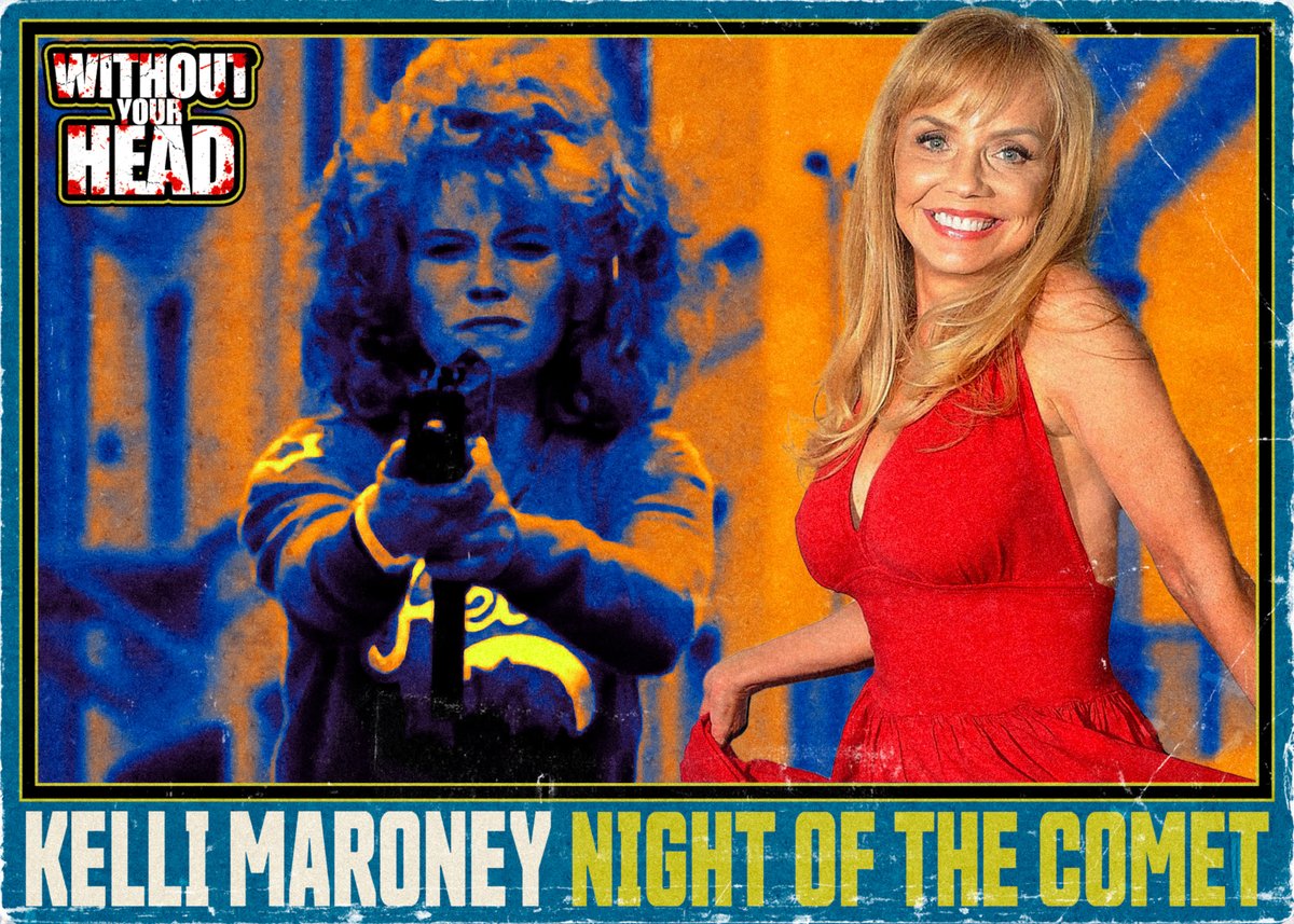 Without Your Head Horror Podcast with Kelli Maroney!!!
On YouTube and Spotify video and all of your favorite podcast platforms!
withoutyourhead.com/viewnews.php?a…
#KelliMaroney #NightOfTheComet #Choppingmall #WomenInHorror #HorrorIcon #LumYiaDark #WithoutYourHead