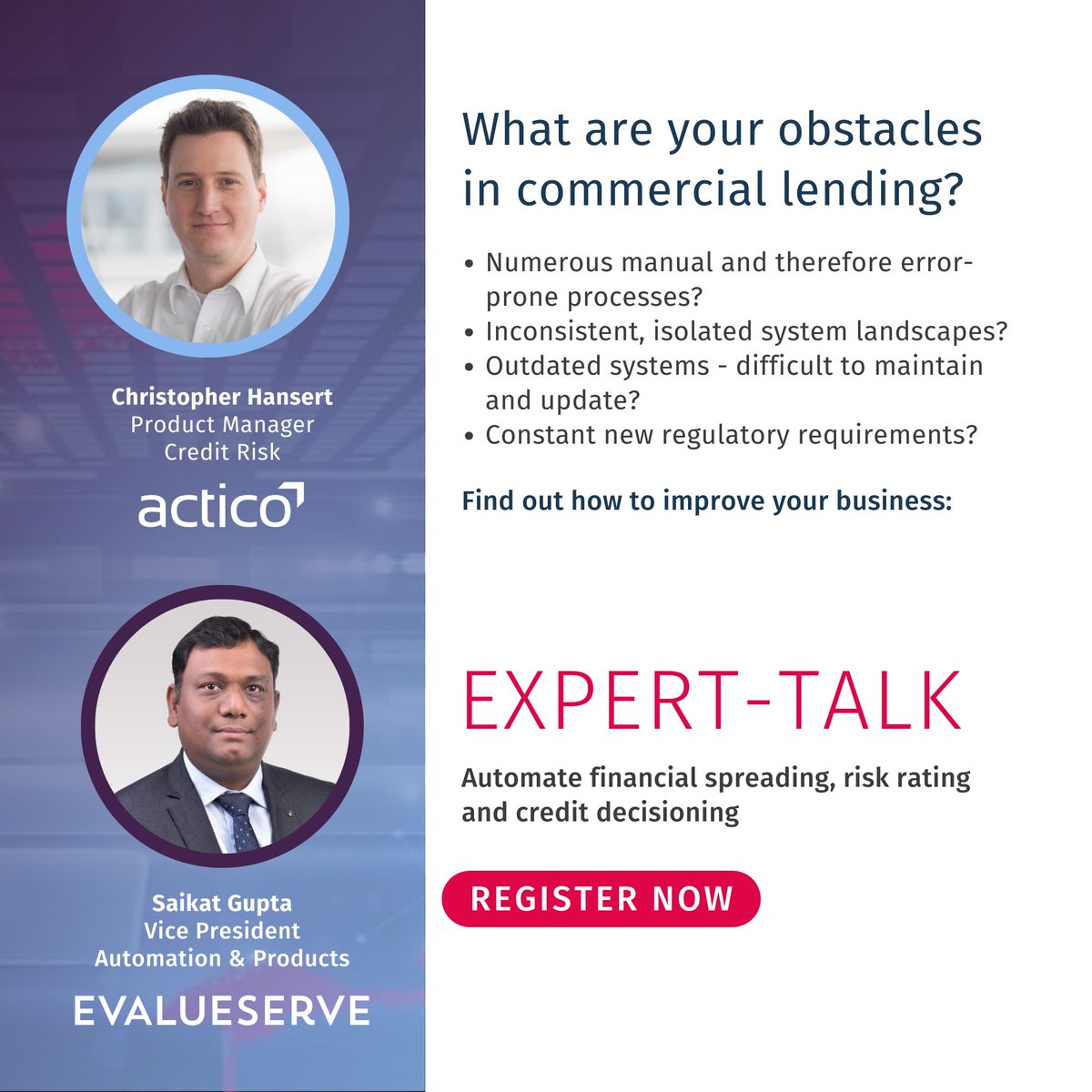Register here to get immediate access: bit.ly/3xD7cvl

#lending #success #overcomeobstacles #financialindustry #expertinsights