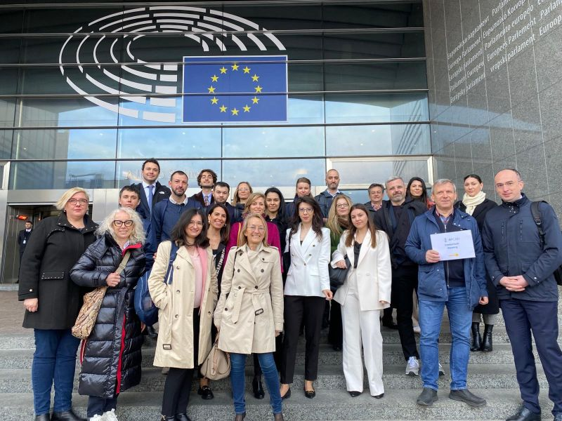 4PCAN_Project's tweet photo. 🇪🇺 Today is a momentous day as we gather at the European Parliament for our event to ignite change in the fight against #cancer. Our event is more than just a meeting – we're discussing collaboration, innovation, and progress in cancer primary prevention 🤝#4PCANEUParliament 🇪🇺 https://t.co/5DAfnEgPmE