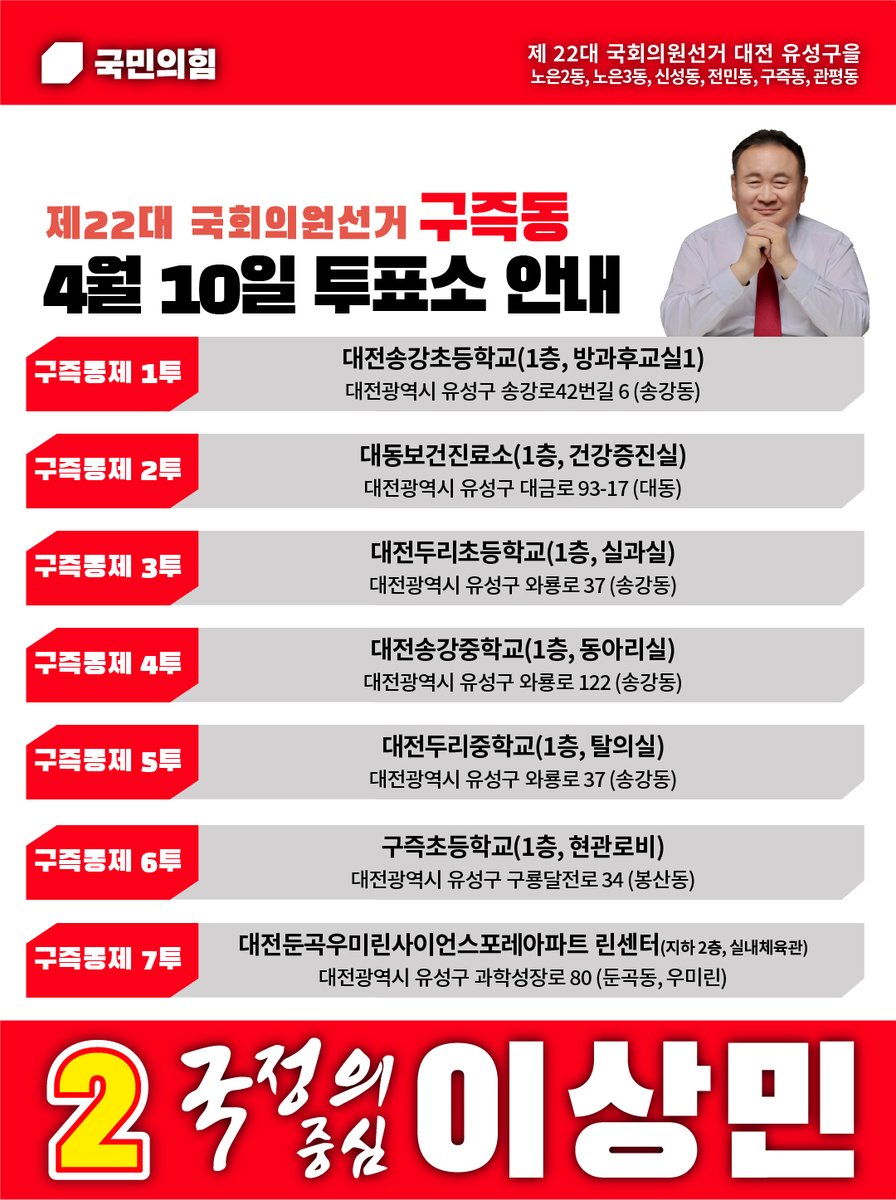 한국의 루스벨트, 이상민(대전 유성을) (@esangmin) on Twitter photo 