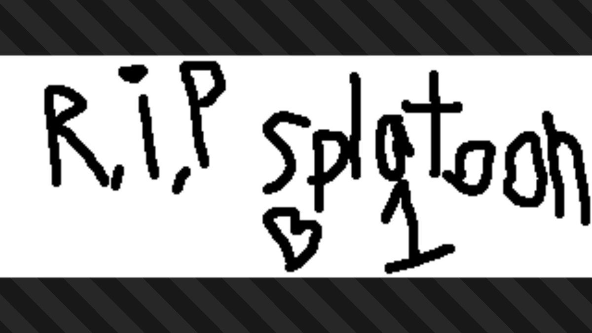 SmetStormshadow's tweet photo. R,i,p splatoon 1 you will be missed. #Splatoon3 #NintendoSwitch https://t.co/xhtvKqVbZf