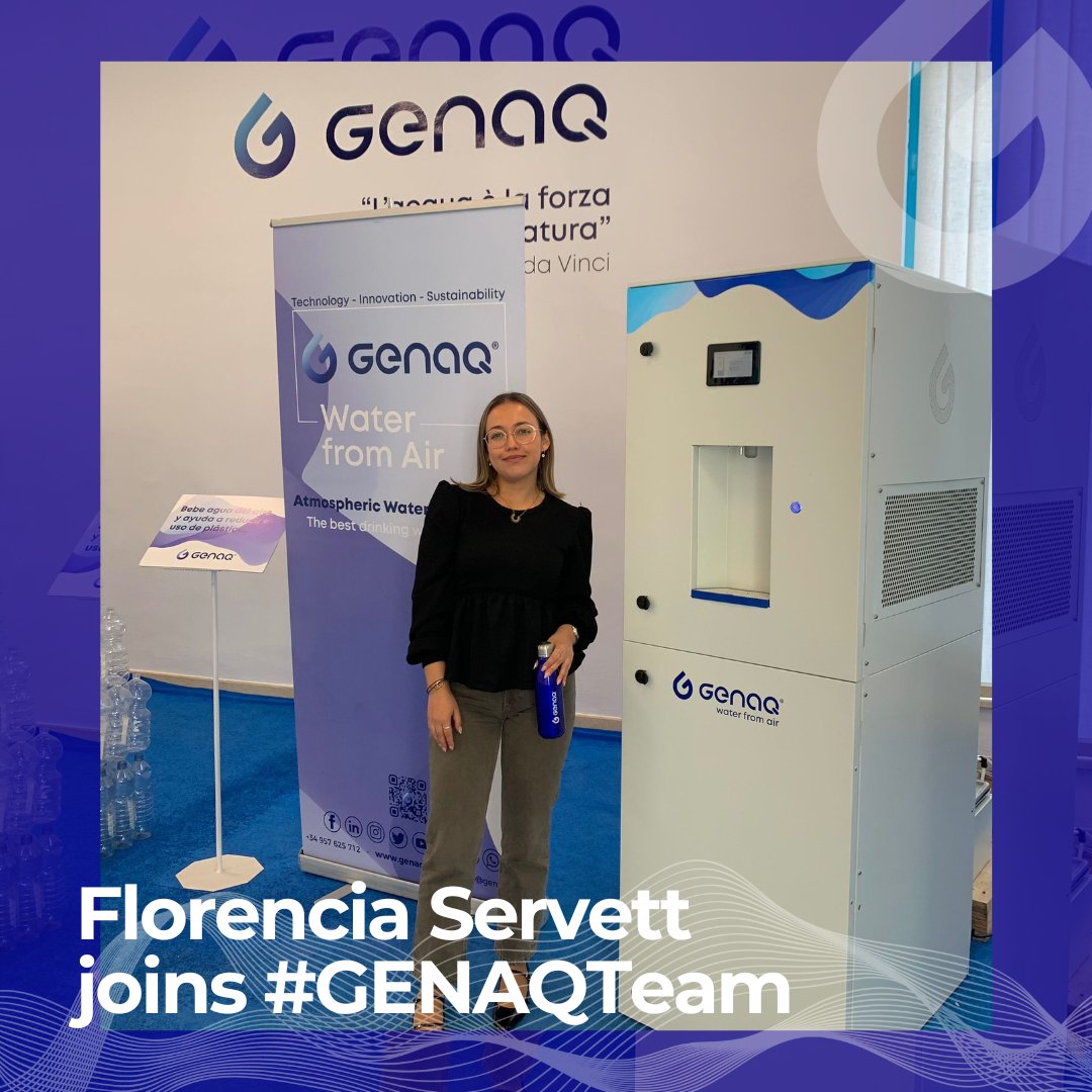 wearegenaq's tweet photo. We're thrilled to announce that Flor is joining GENAQ as our new Commercial Intern. With a background in MBA studies and experiences in Málaga and Nottingham, Flor brings a fresh perspective to our team. 

 #WelcomeToTheTeam #GENAQTeam #NewBeginnings ✨ https://t.co/aFkSHz0AFL