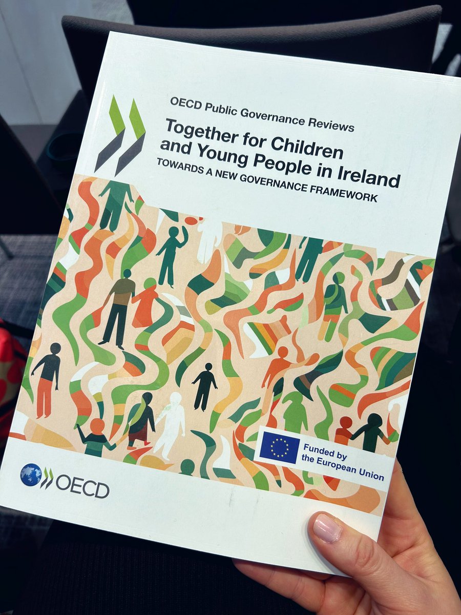 Looking forward to hearing insights from @dcediy @OECD launch today of the Together for Children and Young People in Ireland report.