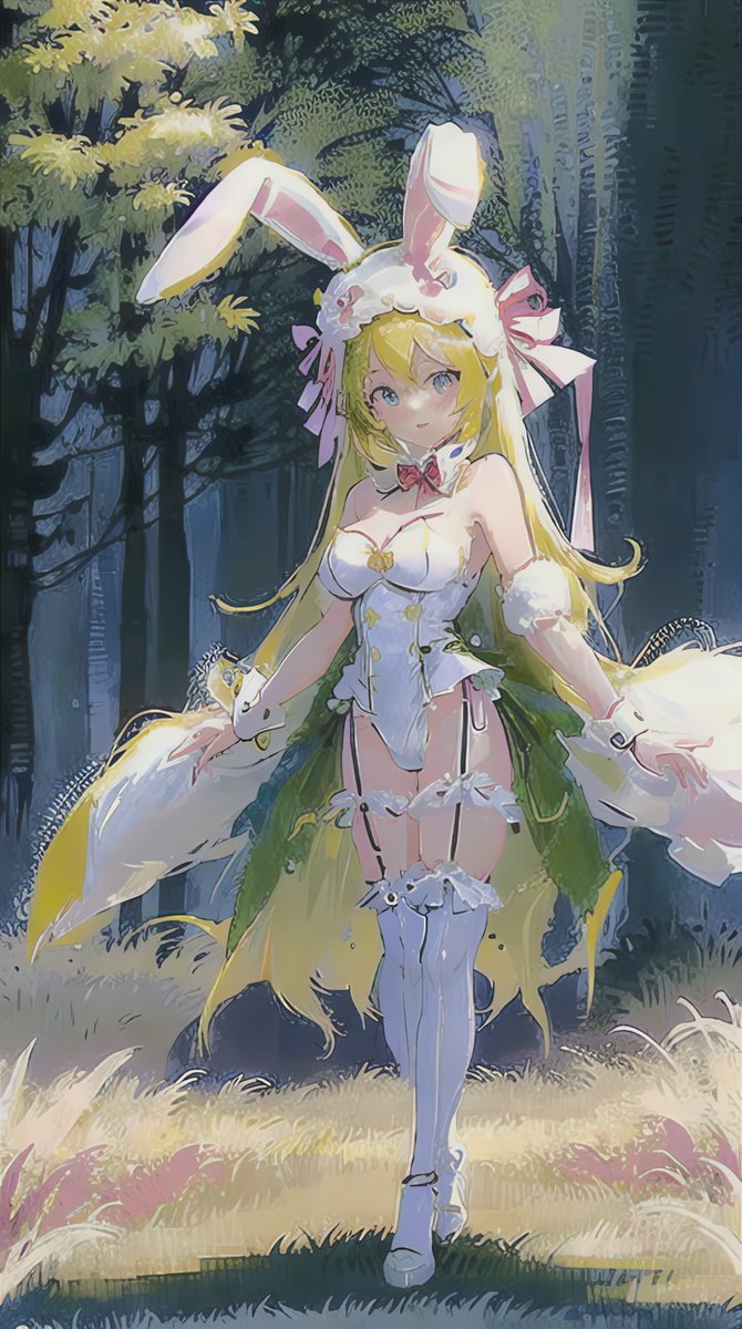 BadToxic's tweet photo. #Easter #Bunny #Girl via #Auto1111 #StableDiffusion #Deforum #Parseq #FaceBombMix v1 #LoRA #LoRABunnyEarsHat #safetensors DPM++ 3M SDE Karras, PC.
#Ostern #easterEgg #easterEggHunt #bunnyOutfit #bunnyEars #AIGirl #AIGirls #Girls #AI #AIArt https://t.co/6ORe8XniD2