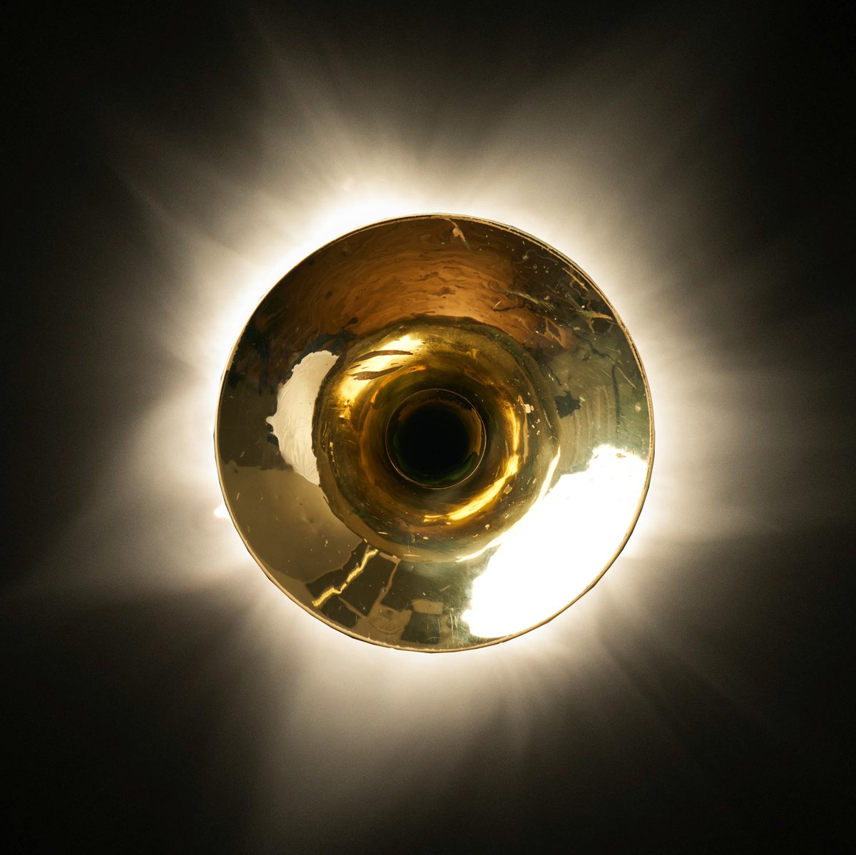 Made our own eclipse because the Scottish weather didn't play ball last night... #eclipse #scotland #frenchhorn