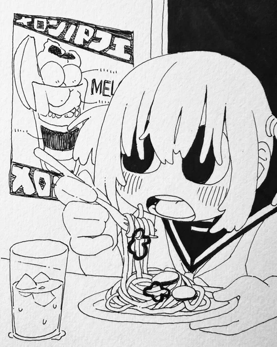 深夜のファミレス 