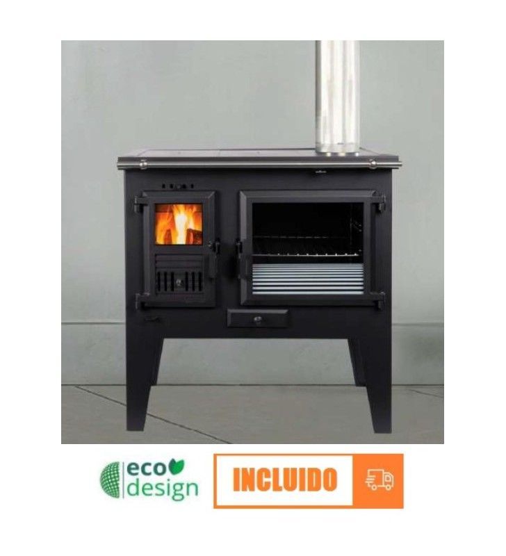 #Cocina de leña de dimensiones muy reducidas. Incluye horno. 865€ con envío incluido. buff.ly/3R0rogD