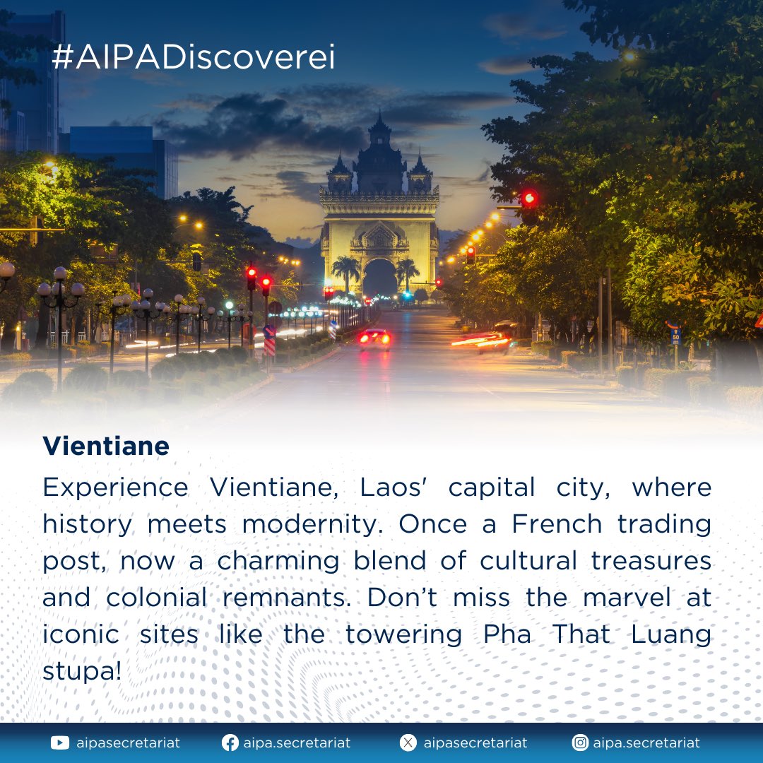 Discover Lao PDR with us! Swipe to uncover the hidden gems and must-visit spots in this enchanting land. From stunning rivers to vibrant cities, your adventure starts here! #ouraipaourasea

Source: touropia.com/best-places-to…

#aipa #asean #LaoPDR #Vientiane #ExploreLaoPDR  #travel