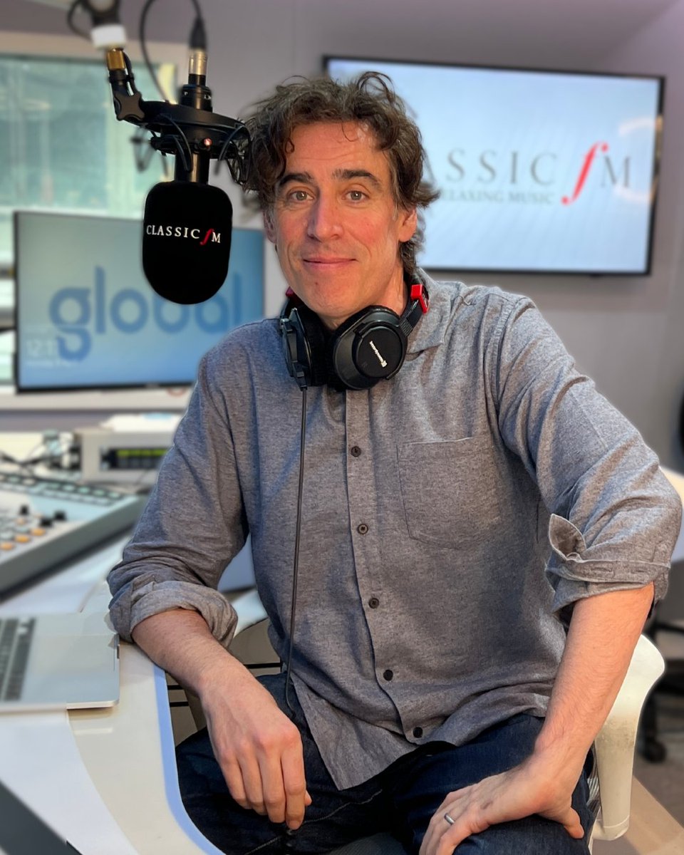 Every morning this week, @StephenMangan keeps you company with great classical music on Classic FM – join him from 10am–1pm.