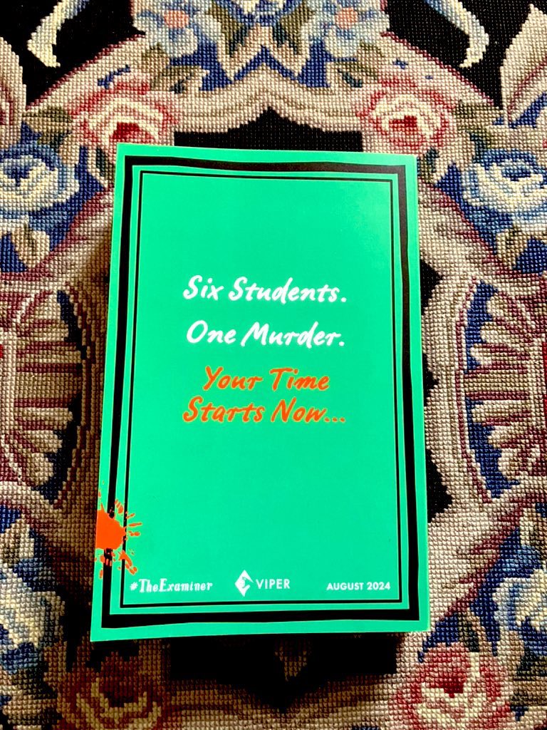 Privileged to have read #TheExaminer @JaniceHallett is a literary national treasure, here giving us the DARKEST of satires. Themes of art, education, collaboration & the deep state are slyly threaded into multi perspective page-turner. Hilarious & horrific! Grade: DISTINCTION