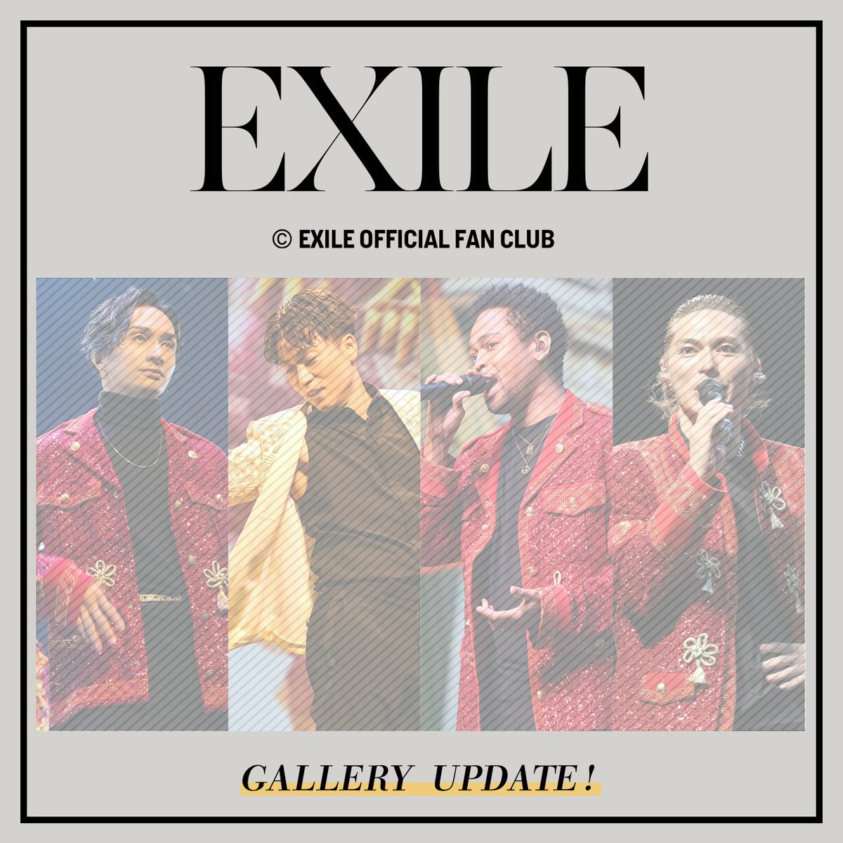 ／ #EXILEOFFICIALFANCLUB 限定 GALLERY更新📸 ＼ 2023/12/9(土)に開催された 『EXILE LIVE 2023 in TAIPEI』のLIVE PHOTOを公開！ 本日は… 橘ケンチ, EXILE TETSUYA, EXILE NESMITH & EXILE SHOKICHIのLIVE PHOTOをUP！ 是非チェックしてください！ exile.exfamily.jp/s/ldh01/diary/… @LDHofficialMB