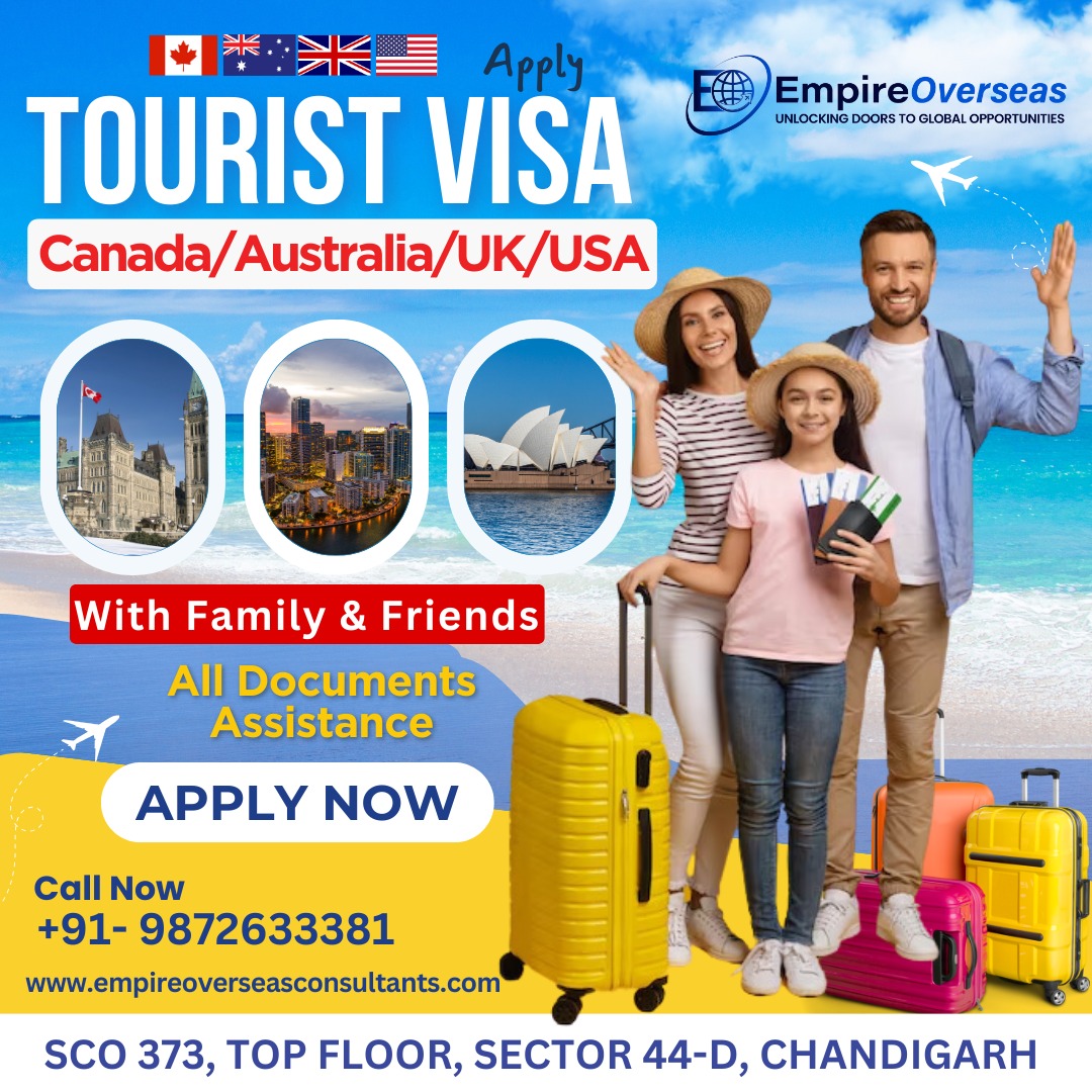 Ready to explore the world? Let us help you make it happen! Apply for your tourist visa to Canada, Australia, UK, and USA with ease. Experience the wonders of these incredible destinations and create memories that will last a lifetime.
☎+91- 9872633381

#canadavisa  #TouristVisa