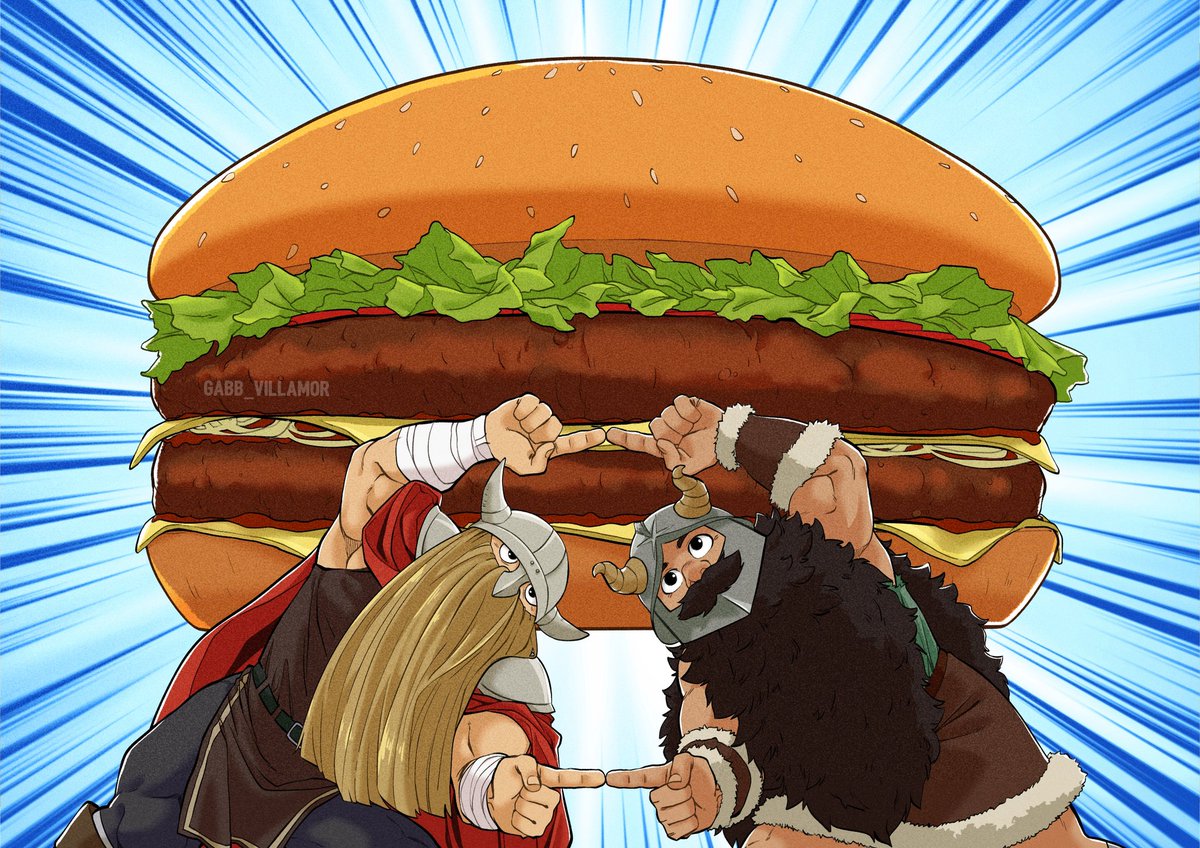 ✨ Dwarf Burger Combo ✨ #senshi #eisen #Dunmeshi #dungeonmeshi #DeliciousinDungeon #frieren #FrierenBeyondJourneysEnd