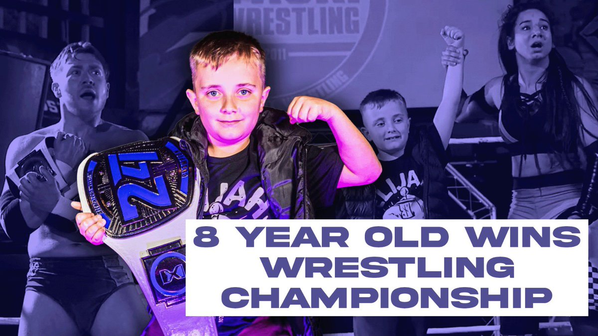 I took my 8 year old best friend to @ATTACKWrestling for MANIA Weekend and now he’s the official 24/7 champion! 💪 He’s started his story the same time @CodyRhodes finished his. 🖤 youtu.be/2nJ_HB23F94?si…