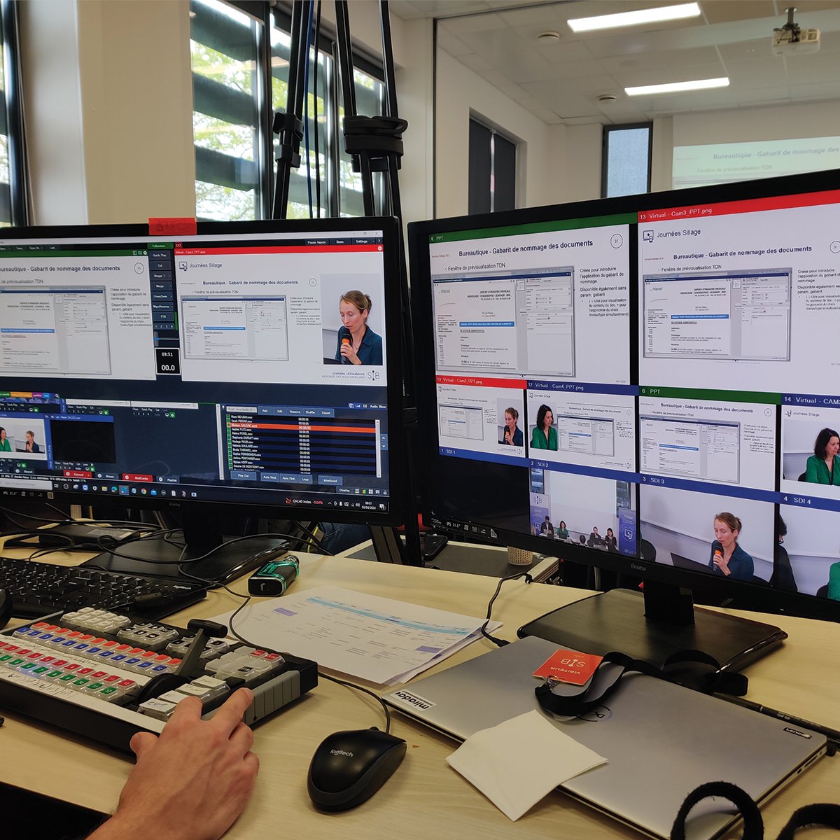 sibsante's tweet photo. #Rencontre
Retour sur le comité utilisateurs #Sillage qui s’est tenu les 3 et 4 avril derniers, en présentiel et distanciel, qui a réuni + de 3⃣ 0️⃣0️⃣partcipants !
Au programme : perspectives et évolution de notre DPI ainsi que des ateliers portés par l'innovation https://t.co/HF456VlORM