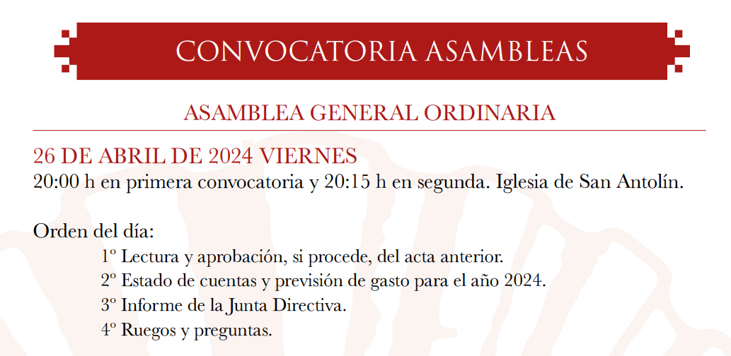 VirgendlaConcha's tweet photo. 📬 Como ya sabéis, todos los hermanos/as de la Cofradía recibirán muy pronto en sus casas, el boletín de este año. No obstante, os anunciamos ya, a través de las redes sociales, la convocatoria para nuestra próxima asamblea general

¡Os esperamos!

#VirgenDeLaConcha https://t.co/lERi2OLJi9